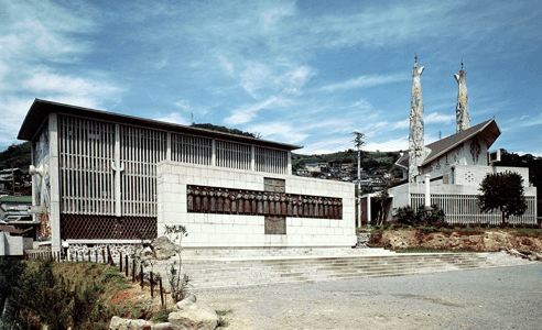 1962　日本二十六聖人殉教記念館　建築家 今井兼次