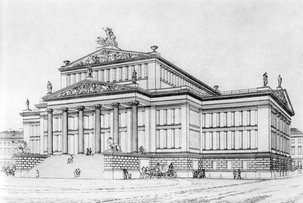 1818-1821　ベルリン王立劇場　建築家 カール・フリードリッヒ・シンケル